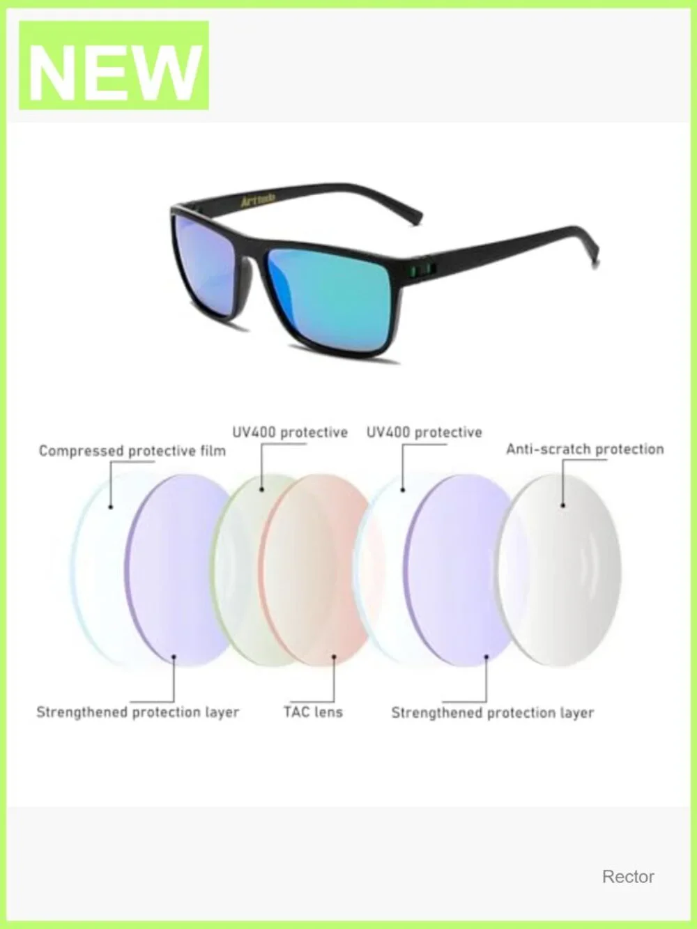 Polarized Golf Sunglasses for Men Women Lightweight UV Protection